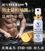 英國威馬STUD-100丨外用延時持久液（1瓶/12ml）香港直營
